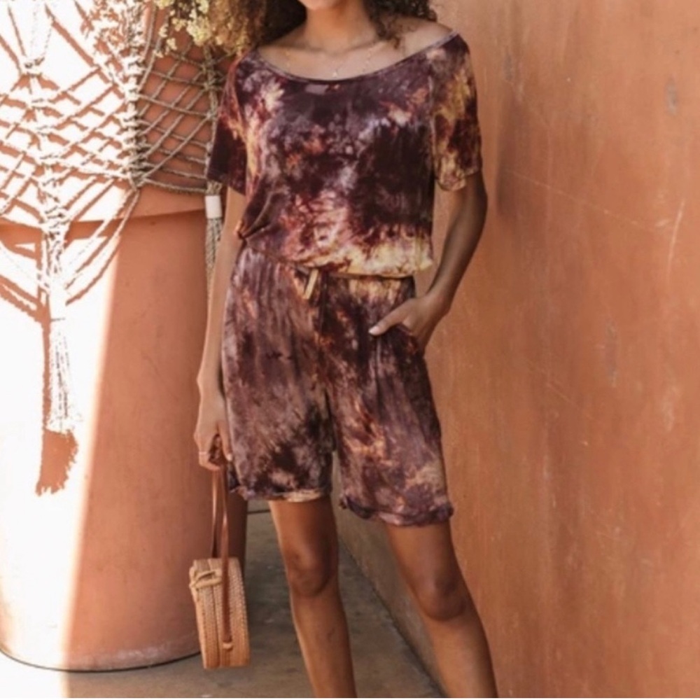 Tie dye Romper